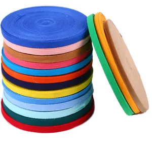 Factory Direct Price Striped Cotton 25 Mm Webbing For Bag Strap