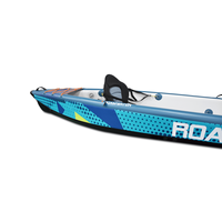 Kayak gonflable certifié CE pour 2 personnes Kayak à point de chute Kayak pliable en PVC pour les sports nautiques en plein air