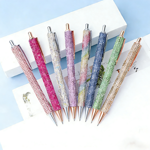 <span class=keywords><strong>Stylo</strong></span> bille métallique scintillant rétractable multicolore, idéal pour les cadeaux, les fêtes, les sacs de <span class=keywords><strong>goodies</strong></span> d'anniversaire, vente en gros - Product Image 1