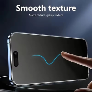 ฟิล์มกันรอยนิ้วมือแบบเต็มจอ AG สำหรับโทรศัพท์มือถือ Apple 16pro 14pro 9H ขอบใส ฝ้าด้าน - Product Image 3