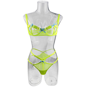 Lencería Erótica <span class=keywords><strong>de</strong></span> Mujer con Abertura en la Entrepierna y Escote en el Pecho, Diseño <span class=keywords><strong>de</strong></span> Vendaje, Ropa Interior Sexy para Mujer - Product Image 6