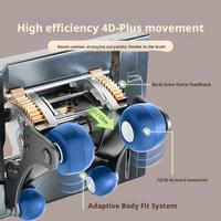 Fauteuil de massage 4D zéro gravité corps entier 152 cm avec rail SL flexible, inclinaison à 168 degrés, étirement thaïlandais, rouleaux de massage mollets à balayage IA, contrôle LCD