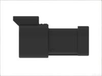Boîtier de prise étanche TE OriginalDT04-3P-CE03 série Deutsch DT à 3 broches pour bornes mâles, montage suspendu