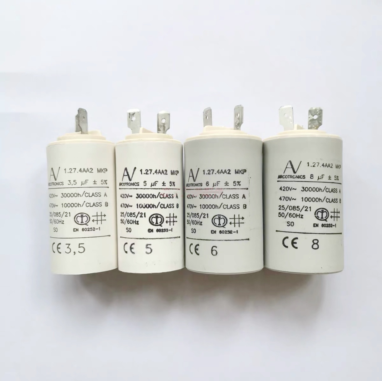 NEW AV 8uF 1.27.4AA2 MKP 420V, 470V for Arcotronics Series Capacitor