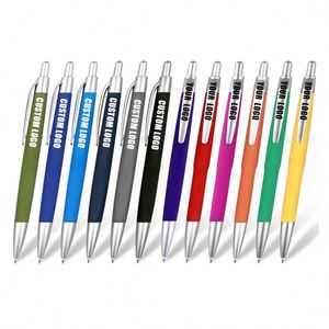 Wholesale Business Advertising <b>Gift</b> Pen Spray Glue Pen Barrel Push Type Oil Ballpoint Pen Can Print Lettering logo - Product Image 1