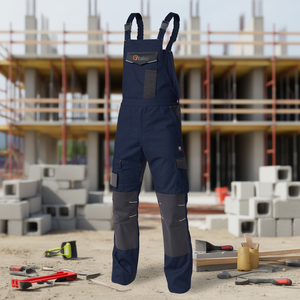 Overol de Trabajo Ttake Salopette EASY Azul Talla L, Pantalones de Trabajo de Construcción Duraderos - Product Image 3