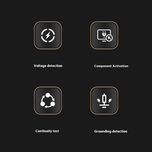 Ô tô mạch thăm dò <span class=keywords><strong>Tester</strong></span> 12/24V điện áp tích hợp máy quét điện - Product Image 5