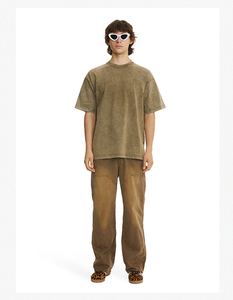 MT2629 Fabricant de vêtements <span class=keywords><strong>pour</strong></span> hommes, T-shirts vierges personnalisés <span class=keywords><strong>en</strong></span> coton 100% de 260 grammes, imprimés <span class=keywords><strong>wax</strong></span> et délavés à l'acide <span class=keywords><strong>pour</strong></span> hommes - Product Image 6