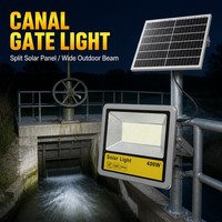 Lampu Sorot LED Tenaga Surya 120 Derajat Sudut Lebar 5000K Tahan Air IP66 dengan Sensor Gerak untuk Gerbang, Teras, Jalan Masuk, dan Pintu Masuk