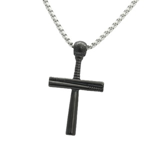 Stainless Steel <b>Cross</b> Pendant Necklace Men's Geometric Punk Style Jewelry 280464 - Product Image 5