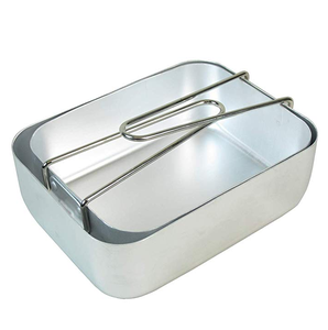 HBBR01 800-1000ml Kit de 2 Latas Dobles para Camping y Aventura al Aire Libre, Estilo Deportivo Británico, con Asas Plegables - Product Image 1