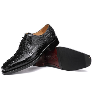 Chaussures habillées Oxford en cuir véritable faites à la main pour hommes Xinzirain, chaussures décontractées en cuir pour mariage et soirée - Product Image 2