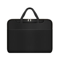 Waterproof Canvas Laptop Bag Business Briefcase Portable Soft Zipper Unisex Leisure Carbon Fibre Leather Briefcase For Men