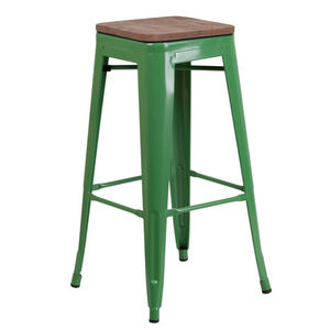 Antiek Metaal <span class=keywords><strong>Tolix</strong></span> Eetkrukken Hoge Kwaliteit Duurzame Café Barkruk Houten Top Moderne Gym Vintage Restaurant Bistro Silla 'S - Product Image 5
