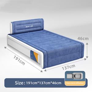 Materasso gonfiabile ad aria, moderno, a grandezza naturale, con pompa convertibile, materassino gonfiabile gonfiabile, per uso domestico, da campeggio - Product Image 4