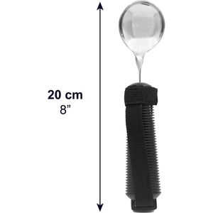 Cucchiaio adattato con velcro, posate adattate con manico spesso KMINA K40034 - Product Image 5