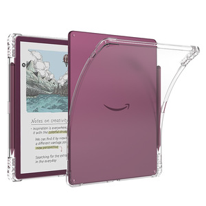 Étui transparent Colorsoft pour <span class=keywords><strong>Kindle</strong></span> Scribe, anti-chute, résistant aux chocs, en TPU souple, coque arrière pour e-book <span class=keywords><strong>Kindle</strong></span> Scribe 11 pouces avec porte-crayon - Product Image 1