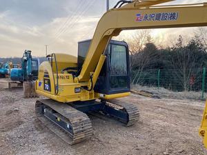 Excavadora de orugas usada Japón Komatsu 70 de 7 toneladas a la venta, compatible con maquinaria agrícola Agrícola - Product Image 3