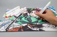 Marqueurs d'art professionnels à double pointe 80 couleurs, authentiques TOUCH, à base d'alcool, pour le dessin – Vente directe usine