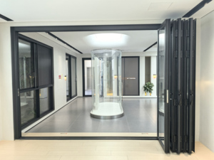 Il doppio design moderno porta scorrevole in vetro in lega di alluminio <span class=keywords><strong>ingresso</strong></span> anteriore con suono isolato <span class=keywords><strong>ingresso</strong></span> vetro finito per ville - Product Image 3