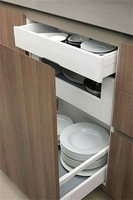 CBMMart Armoires de cuisine personnalisées de haute qualité Ensemble d'armoires de cuisine de style shaker moderne avec portes et tiroirs à fermeture amortie