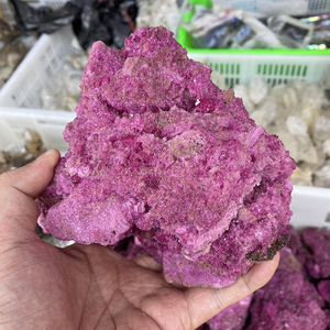 All'ingrosso pietra grezza di cristallo naturale di pietra grezza rubino pietra preziosa grappolo voce pietra grezza per la decorazione domestica - Product Image 2