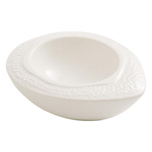 Plato de Cerámica Ligero en Forma de Huevo <span class=keywords><strong>Yuge</strong></span>, Diseño Moderno y Sencillo, Vajilla para el Hogar, de Alta Gama, para Hotel, Blanco, Artístico - Product Image 5