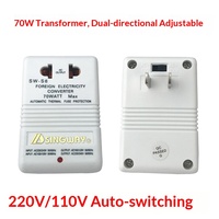 Convertidor de Corriente Xingwei SW-S6 de Doble Voltaje 220V/110V 70W para Cepillo de Dientes, Afeitadora, Extractor de Leche Materna