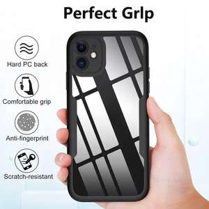 Funda protectora transparente de cobertura total, a prueba de golpes, con carcasa y película integradas, compatible con iPhone 16/14 Pro Max, 13 y 12. - Product Image 6