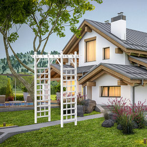 Nouvelle conception <span class=keywords><strong>de</strong></span> pergola en vinyle d'extérieur résistant aux intempéries Diy PVC pergola - Product Image 2