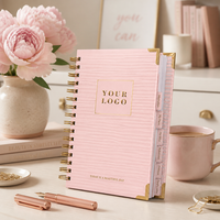 Carnet de notes, journal, agenda, bloc-notes, bloc d'écriture personnalisable A4 A5 à spirale, couverture rigide, impression personnalisée, vente en gros, OEM