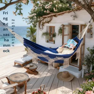 <span class=keywords><strong>Hamaca</strong></span> Colgante de Lona Gruesa Extra Ancha para Acampar al Aire Libre, para Balcón o Patio, Venta al Por Mayor a Precio Económico - Product Image 4