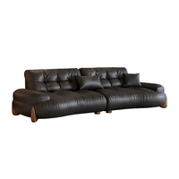 Canapé en cuir véritable en forme de L, trois places, élégant, pour appartement et bureau, idéal pour salle de sport et centre commercial, mobilier de luxe haut de gamme pour la maison