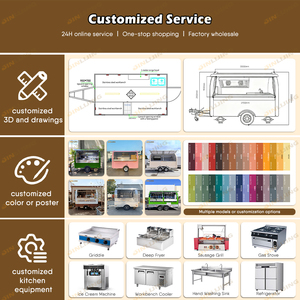 JINLIJING Carro De Comida Movil <strong>Fast</strong> <strong>Food</strong> Truck Baking Equipment Mobile Ice Cream Cart Street <strong>Food</strong> Trailer With USA Standard - Product Image 6