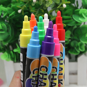 Marqueurs de coloriage, stylos marqueurs à craie liquide, marqueurs effaçables à sec sans poussière - Product Image 4