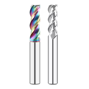Fresa de ranura en U Bibo de 3 filos D1-4*50/d4*12*75, colorida, para metal y acero, para aluminio D1-4*50 Bibo de 3 filos D - Product Image 5