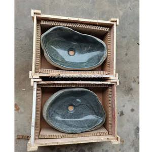 Tùy chỉnh thiết kế phòng tắm đá tự nhiên đá Granite rửa lưu vực bồn rửa và nước lavabos đá trough cho bán - Product Image 4