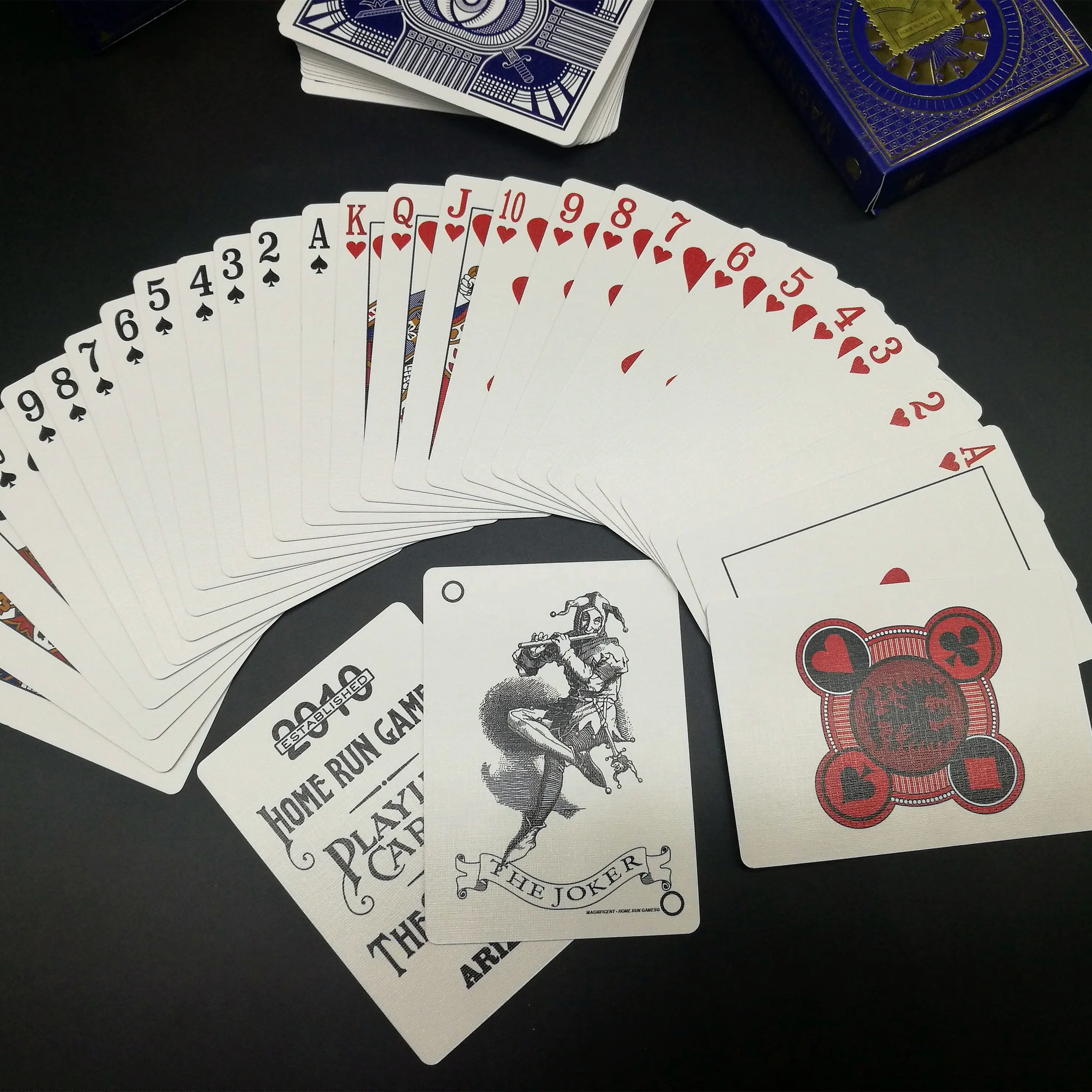 Casino 310gsm German Blackcore Paper Playing Cards Custom Printing Service