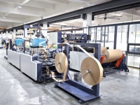 Máquina Automática Rokin para Fabricación de Bolsas de Papel Kraft con Función de Corrección de Rollo