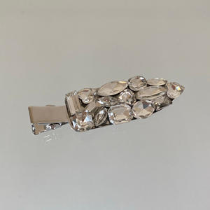 Barrettes à cheveux vintage de luxe pour femmes et filles, ornées de strass, de cristaux et de diamants en métal - Product Image 5