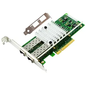 PCI Express X8 Dual SFP + Port 10 Gbps Antarmuka Jaringan Kartu Kompatibel dengan X520-DA2