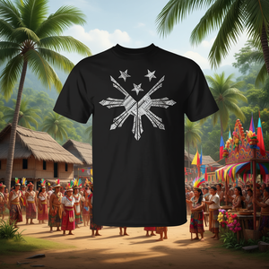 T-shirt promozionale con idea per tatuaggio del patrimonio filippino - Product Image 3