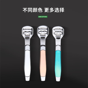 ชุดมีดขูดส้นเท้าสแตนเลส พร้อมตะไบและใบมีด สำหรับใช้ในบ้าน - Product Image 4