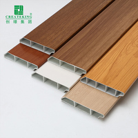 Plinthe SPC 99 mm, imperméable et ignifuge, pour la décoration des hôtels et des villas