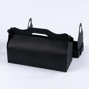 กล่องกระดาษคราฟท์ธรรมดาสำหรับบรรจุเค้กโรลแบบมีหูหิ้วและแผ่นรอง - Product Image 5