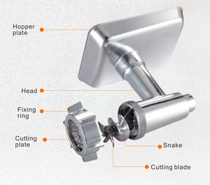 Picadora de Carne Pequeña de Alta Velocidad 110V/60HZ 220V/50HZ, Máquina Moledora, Picadora, Embutidora de Salchichas - Product Image 2