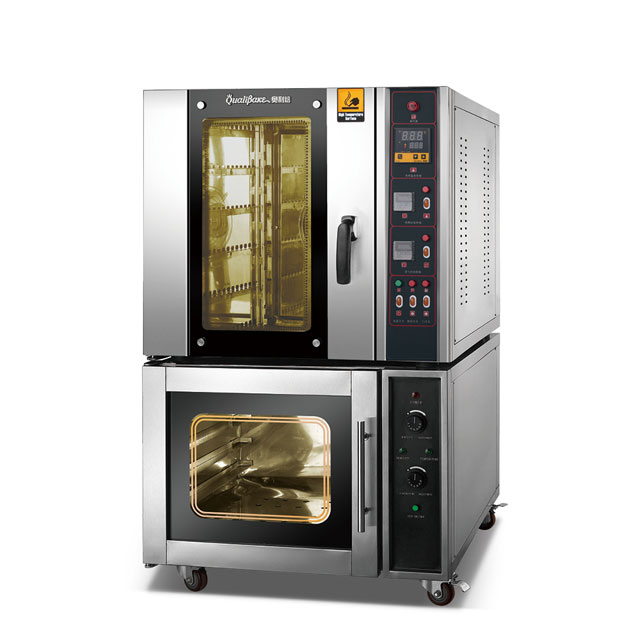 Qualibake бренд Электрический Грузопассажирский духового шкафа литров для булочных подъемная система конвекционная печь