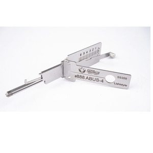 Nouveauté Lishi Tools SS359 #888 <span class=keywords><strong>ABUS</strong></span>-4 LISHISTYLE EACLE serrure d'ouverture serrure Pick Set outils <span class=keywords><strong>de</strong></span> serrurier - Product Image 3