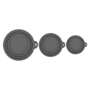 350ML di Silicone portatile per cani da compagnia ciotole d'acqua per viaggiare in campeggio pieghevole che cammina all'aperto per l'alimentazione di animali domestici ciotola per piatti pieghevoli - Product Image 2