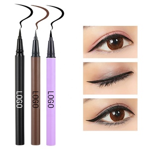 Lápiz delineador de <span class=keywords><strong>ojos</strong></span> líquido mate vegano resistente al agua a prueba de sudor, color negro oscuro, largo desgaste, personalizado, Loqo, a prueba de agua - Product Image 2